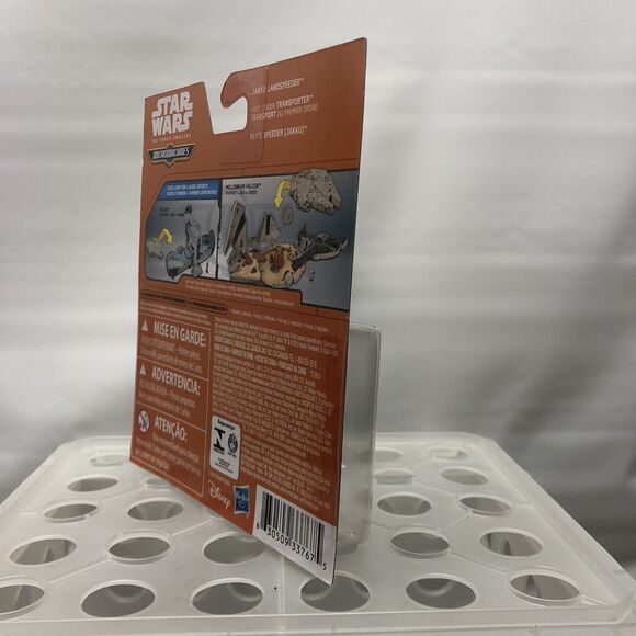 Star Wars Micro Machines Speeder Chase Rey Jakku Landspeeder Transporter MOC - Picture 4 of 10